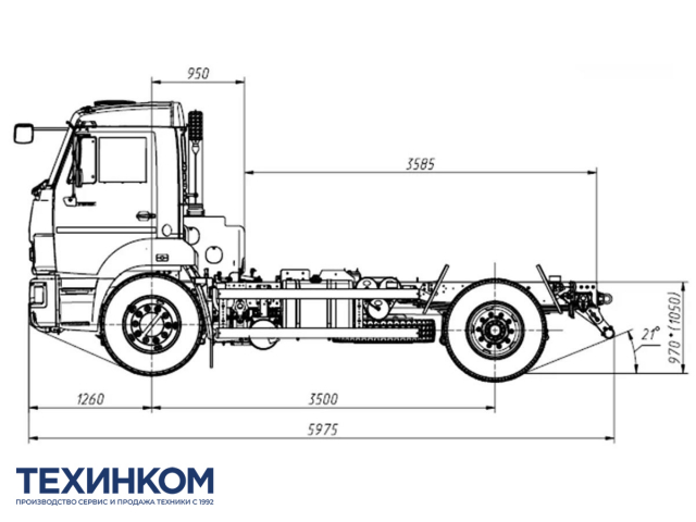 Фото №2: Шасси KAMAZ-43255-2010-69