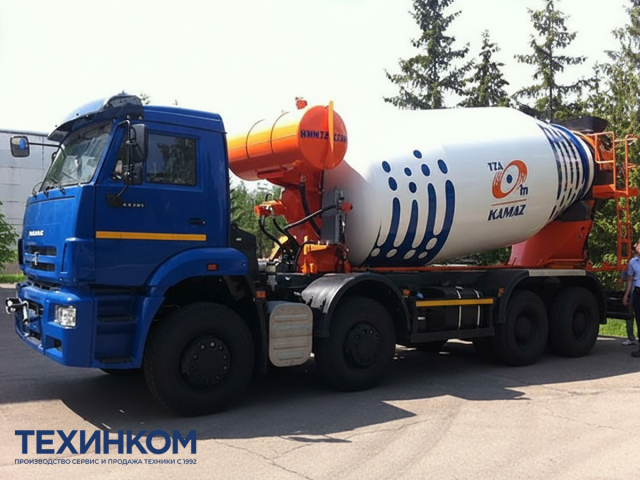Фото №1: Автобетоносмеситель 58142U на шасси KAMAZ-65201