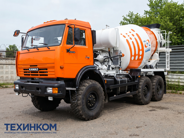 Фото №3: Автобетоносмеситель 58146 на шасси KAMAZ-65115, KAMAZ-65111, KAMAZ-43118