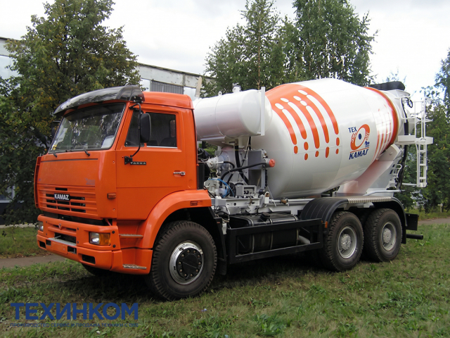 Фото №3: Автобетоносмеситель 58148Y на шасси KAMAZ-6520
