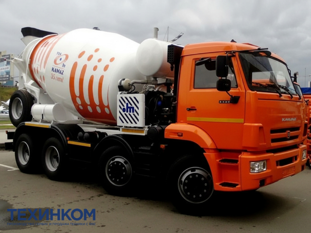 Фото №2: Автобетоносмеситель 58149Y на шасси KAMAZ-6540