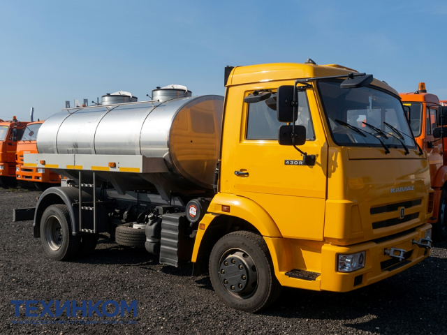 Фото №1: Автоцистерна ЯДИШ-ВМ-5.0 на шасси KAMAZ-43118 для пищевых жидкостей