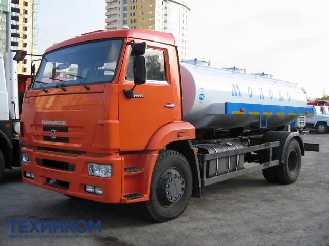 Фото №1: Автоцистерна ЯДИШ-ВМ-7 на шасси KAMAZ-43253 для пищевых жидкостей