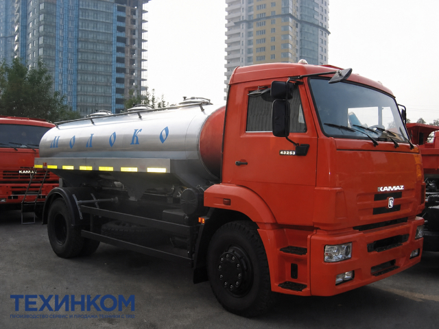 Фото №2: Автоцистерна ЯДИШ-ВМ-7 на шасси KAMAZ-43253 для пищевых жидкостей