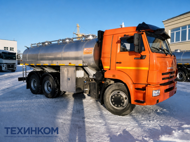Фото №2: Автоцистерна ЯДИШ-ВМ-10.5 на шасси KAMAZ-65115 для пищевых жидкостей