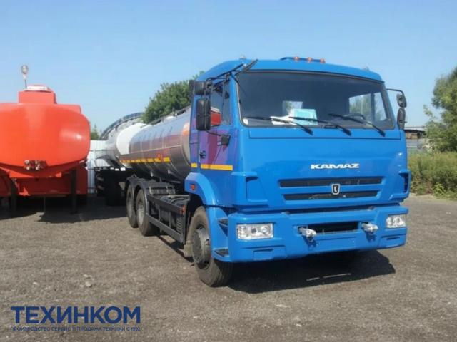 Фото №4: Автоцистерна ЯДИШ-ВМ-12 на шасси KAMAZ-65115 для пищевых жидкостей
