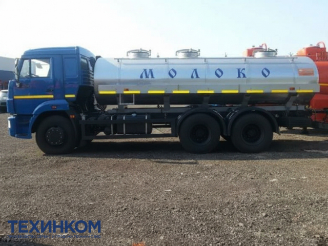 Фото №5: Автоцистерна ЯДИШ-ВМ-12 на шасси KAMAZ-65115 для пищевых жидкостей