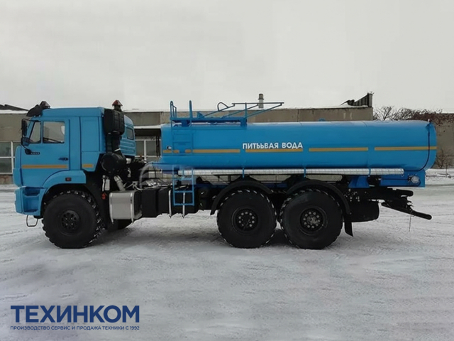 Фото №5: Автоцистерна АЦПТ-10 на шасси KAMAZ-43118 для пищевых жидкостей