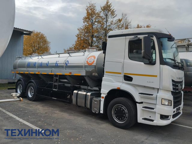 Фото №1: Автоцистерна ЯДИШ-ВМ-65658 на шасси KAMAZ-65658-49 для пищевых жидкостей
