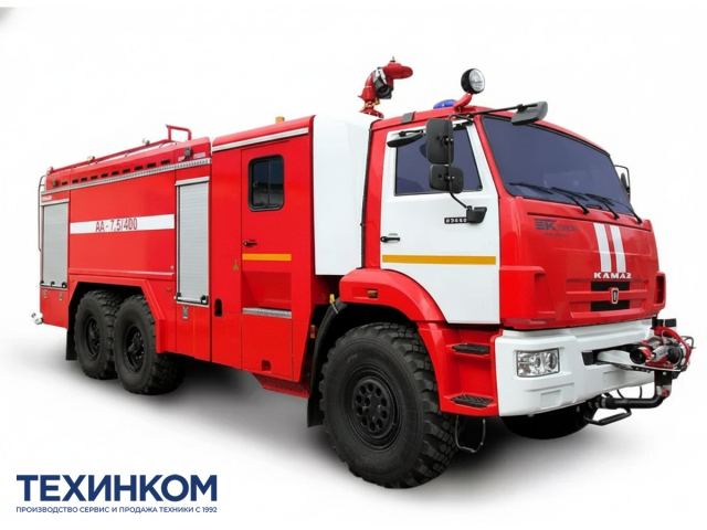 Фото №1: Аэродромный пожарный автомобиль АА-8-60 на шасси KAMAZ-43118