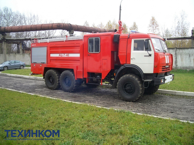 Фото №2: Автоцистерна пожарная АЦЛ-7-40 на шасси KAMAZ-43118