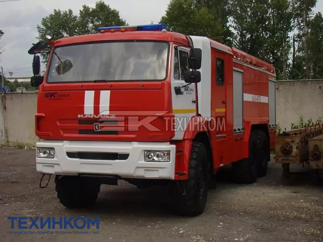 Фото №2: Автоцистерна пожарная АЦ-8-40(70) (KAMAZ-43118) кабина салонного типа