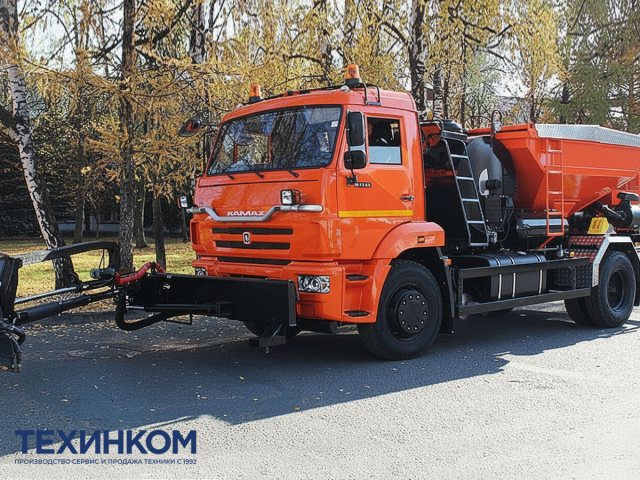 Фото №1: Мобильный комплекс для ямочного ремонта БЦМ-257 на шасси KAMAZ-43253