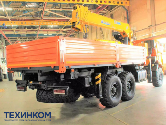 Фото №4: Бортовой автомобиль KAMAZ-43118-2095-48 с КМУ XCMG SQS 200-6 (мод. 6591-15044B-48)