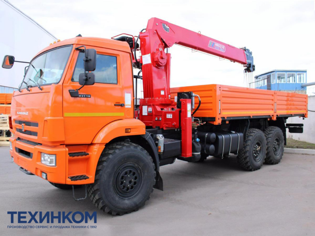 Фото №1: Бортовой автомобиль KAMAZ-43118-3027-48 с КМУ Horyong HRS-216 (мод. 6591-16016А-48)