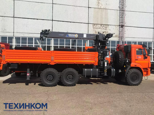 Фото №1: Бортовой автомобиль KAMAZ-43118-73094-50 с КМУ Kanglim 1256 (мод. 6591-120091-50)