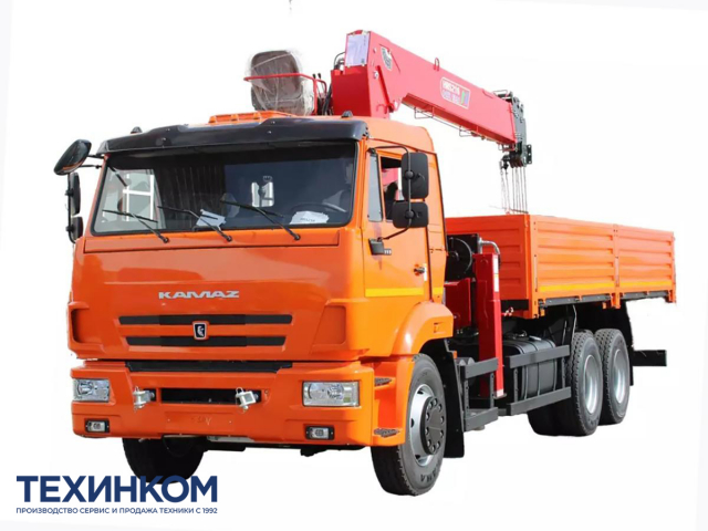 Фото №1: Бортовой автомобиль KAMAZ-65115-3094-48 с КМУ Horyong HRS-216 (мод. 6590-162223-48)