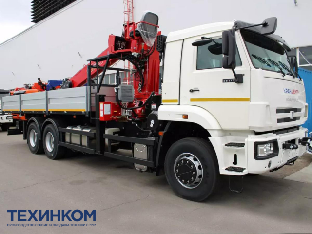 Фото №1: Бортовой автомобиль KAMAZ-65117-104020-49 с КМУ HORYONG HRS-216 (мод. 6590-1161755-49)