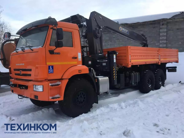Фото №1: Бортовой автомобиль KAMAZ-43118-73094-50 с КМУ Horyong HRS-216 (мод. 6591-160191-50)