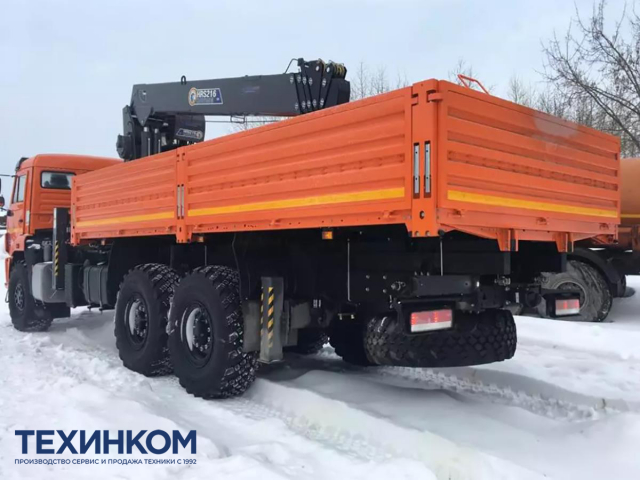 Фото №2: Бортовой автомобиль KAMAZ-43118-73094-50 с КМУ Horyong HRS-216 (мод. 6591-160191-50)