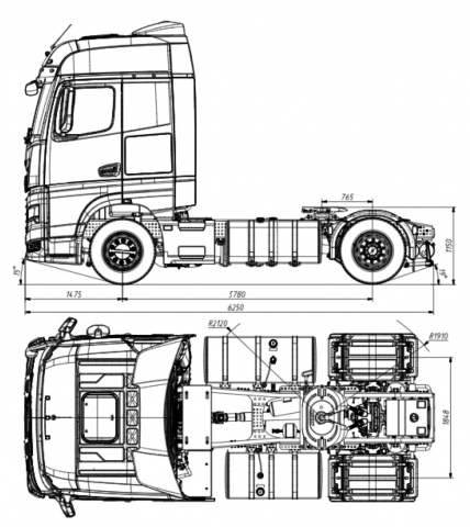 Фото №6: Седельный тягач KAMAZ-54901-70011-АА (поколение К5)