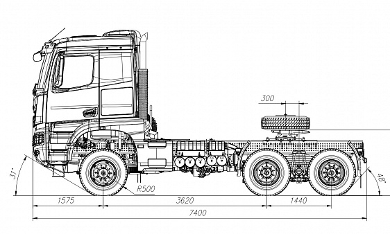 Фото №9: Седельный тягач KAMAZ-65955-40792-АА (поколение К5)