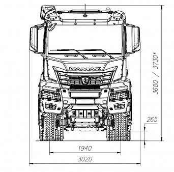Фото №11: Седельный тягач KAMAZ-65955-40792-АА (поколение К5)