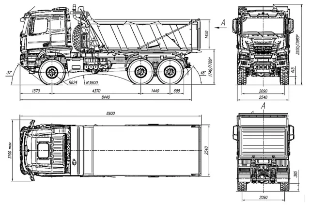 Фото №3: Самосвал KAMAZ-65959-940002-СА (поколение К5)