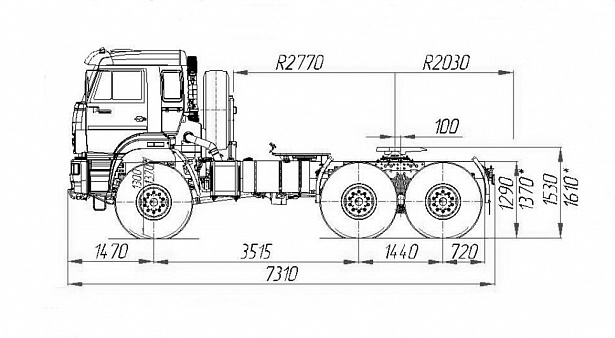 Фото №4: Седельный тягач KAMAZ-65221