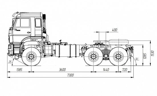 Фото №2: Седельный тягач KAMAZ-65225-26014-53