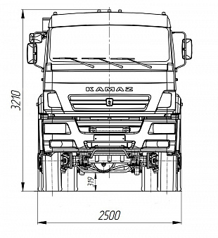 Фото №4: Седельный тягач KAMAZ-65225-26014-53