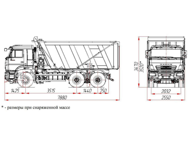 Фото №8: Самосвал KAMAZ-6520-7080-49 (6x4)