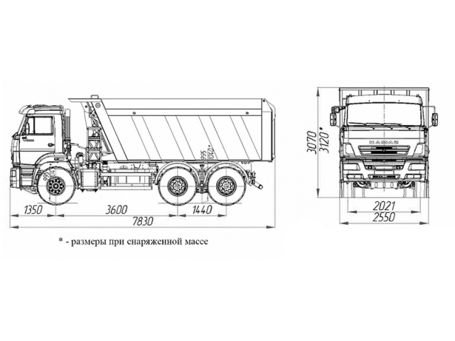 Фото №2: Самосвал KAMAZ-6520-26041-53