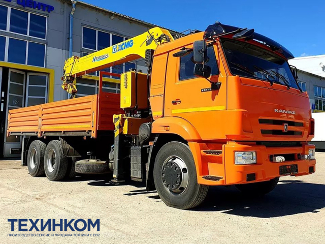 Фото №1: Бортовой автомобиль KAMAZ-65115-3094-48 с КМУ XCMG SQS 200-6 (арт. 6590-151323-48)