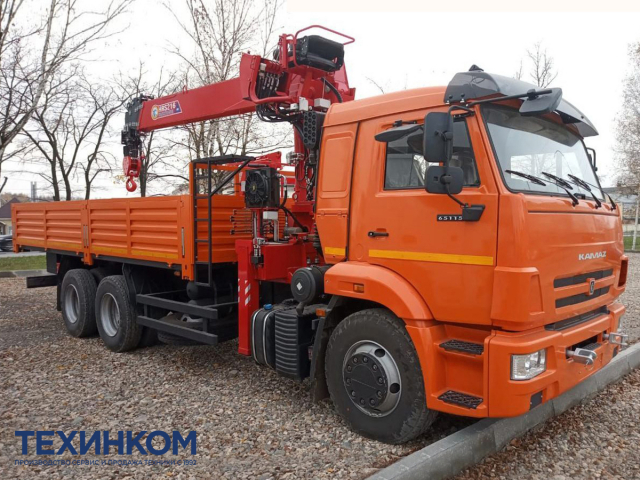 Фото №1: Бортовой автомобиль KAMAZ-65115-3094-48 с КМУ Horyong HRS-216 (арт. 6590-160723-48)