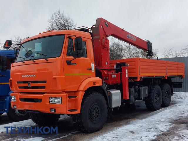 Фото №1: Бортовой автомобиль KAMAZ-43118-73094-50 с КМУ Horyong HRS-216 (мод. 6591-160191-50)