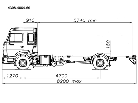 КАМАЗ-4308-4064-69