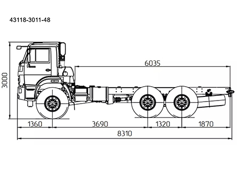 КАМАЗ-43118-3011-48(А5)